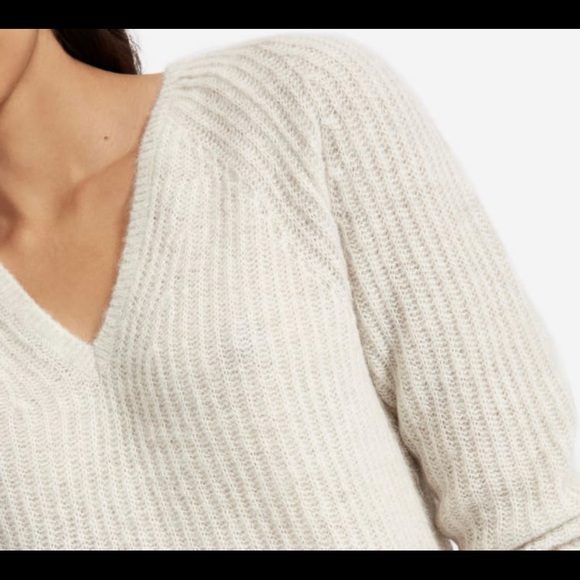 Everlane V-Neck Alpaca Sweater - Picture 2 of 6